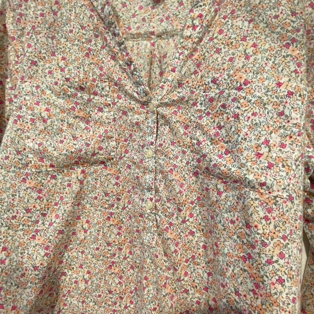 Old Navy Multicolor Floral Blouse - Picture 3 of 5